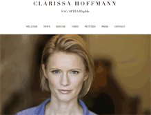 Tablet Screenshot of clarissa-hoffmann.com